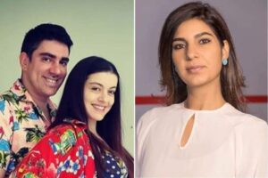Andreia Sadi e André Rizek são pais dos gêmeos João e Pedro