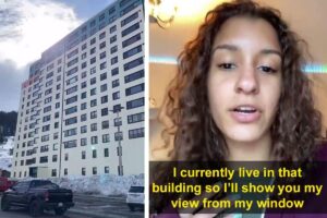 A cidade consiste basicamente em um prédio