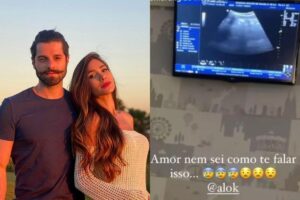 Romana Novais assusta Alok com ultrassom e esclarece