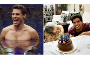 Pável Reymond compartilha foto ao lado da avó para celebrar centenário dela