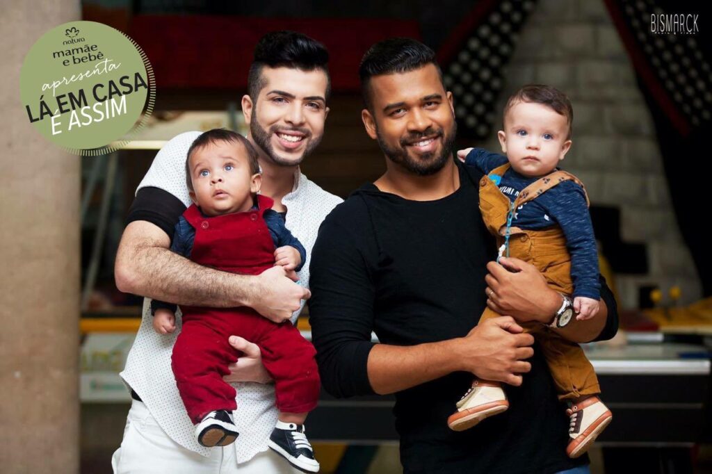 Luis Henrique e Luiz Gustavo decidiram que era hora de aumentar a família em 2014
