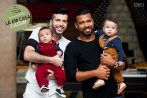 Luis Henrique e Luiz Gustavo decidiram que era hora de aumentar a família em 2014