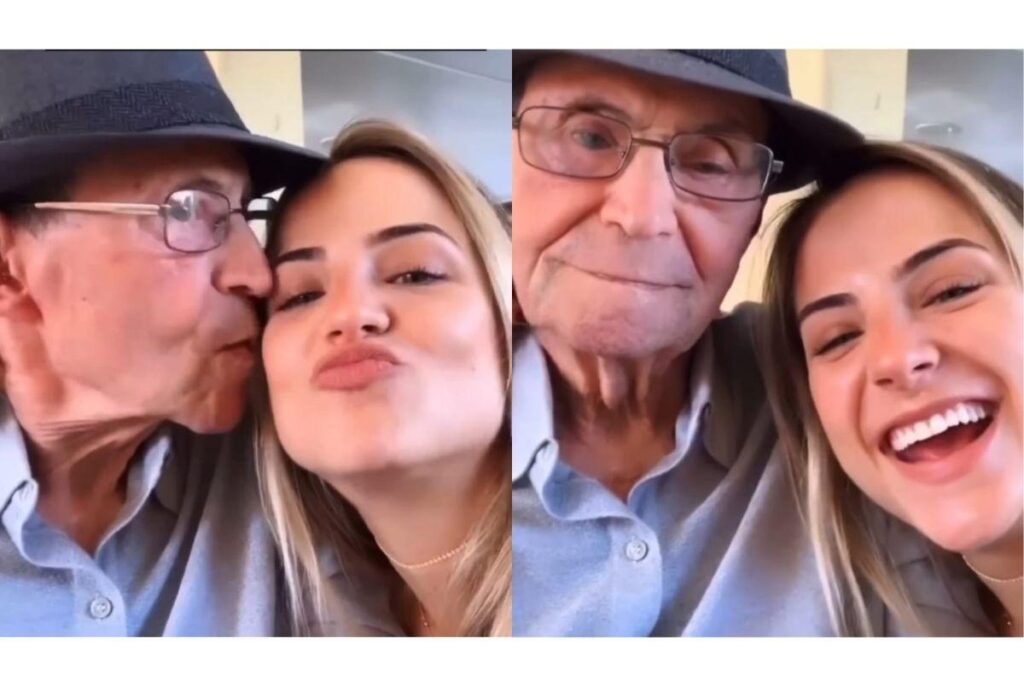 A artista publicou um vídeo nas redes sociais em homenagem ao avô