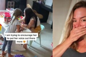 O vídeo em que Nicki mostra a babá da filha cantando já tem mais de 700 mil visualizações