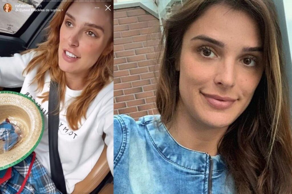 Rafa Brites contou que saiu correndo do sítio onde mora para comprar acessórios de Festa Junina para o filho