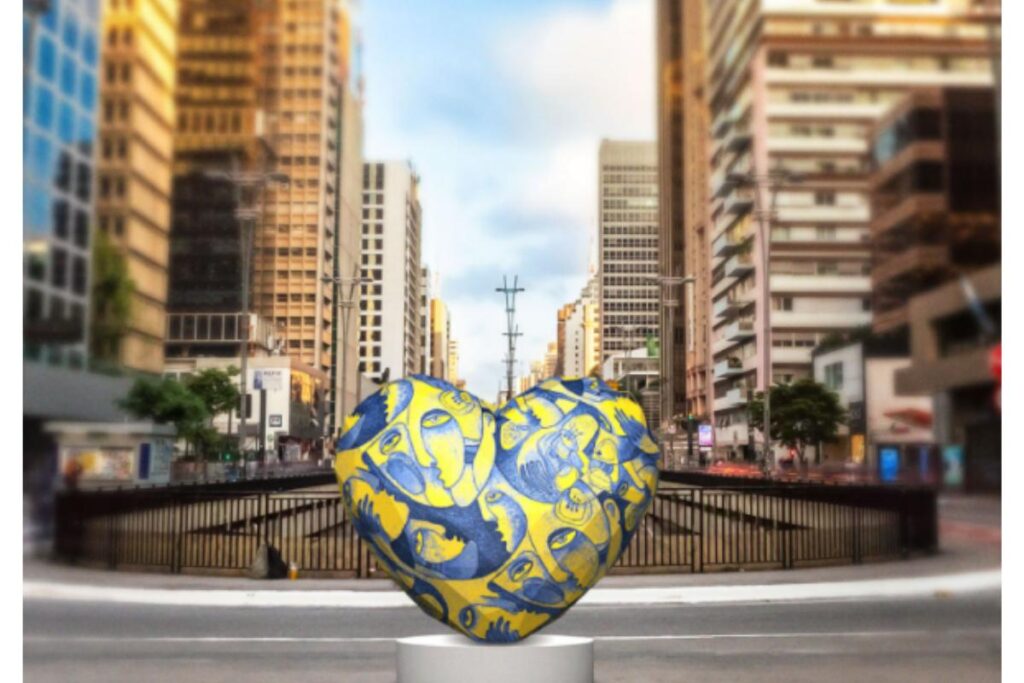 As esculturas serão espalhadas por toda São Paulo