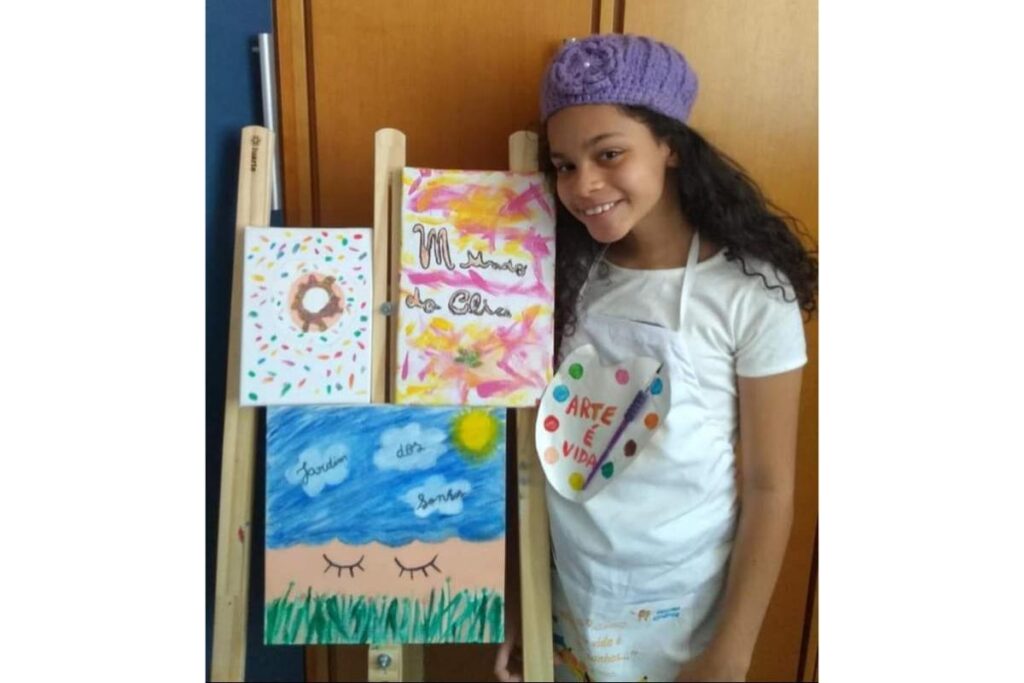 Ana, mãe de Alice, conta que a filha sempre recebeu muito apoio dela e do marido, Fabiano