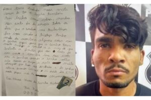 Filho escreve carta para pai policial se proteger durante buscas por Lázaro Barbosa