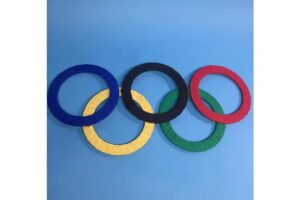 Os anéis ficam uma decoração linda!