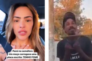 Gabi Luthai publicou o vídeo do rapaz nas redes sociais