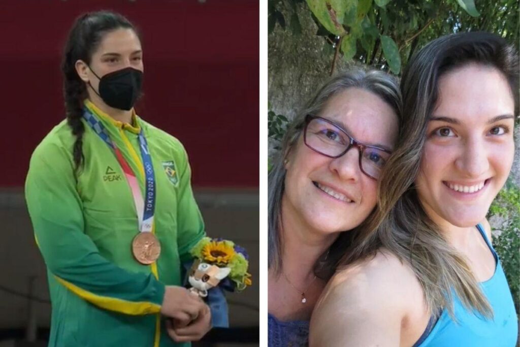 Mayra e a mãe, Leila