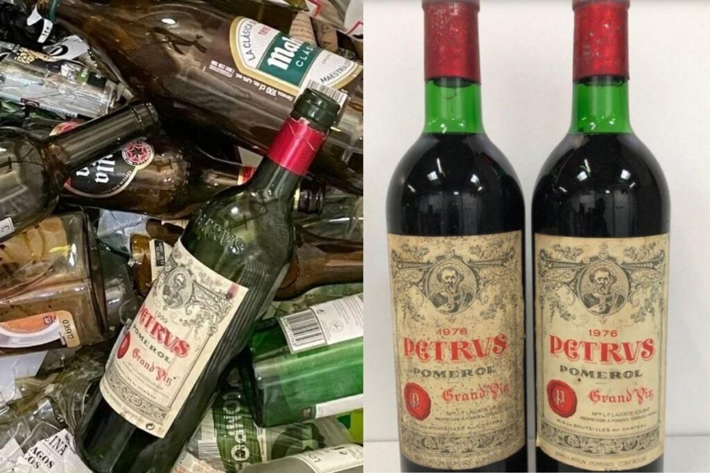 Filha toma vinho caro do pai