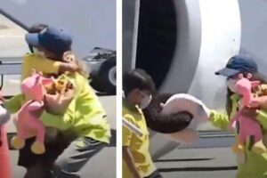 Ela e o irmão se reencontraram