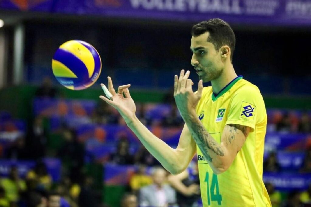 Douglas Souza, do vôlei, viralizou no Instagram com a cobertura dos Jogos Olímpicos