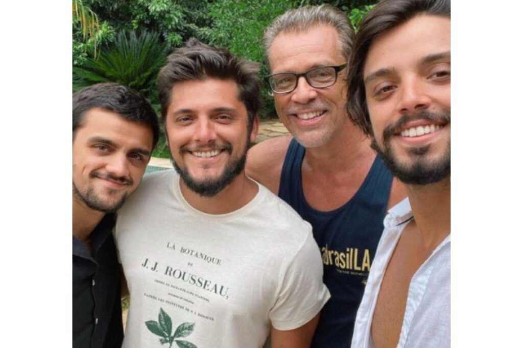 Beto decidiu se dedicar ao cuidado dos filhos, no passado