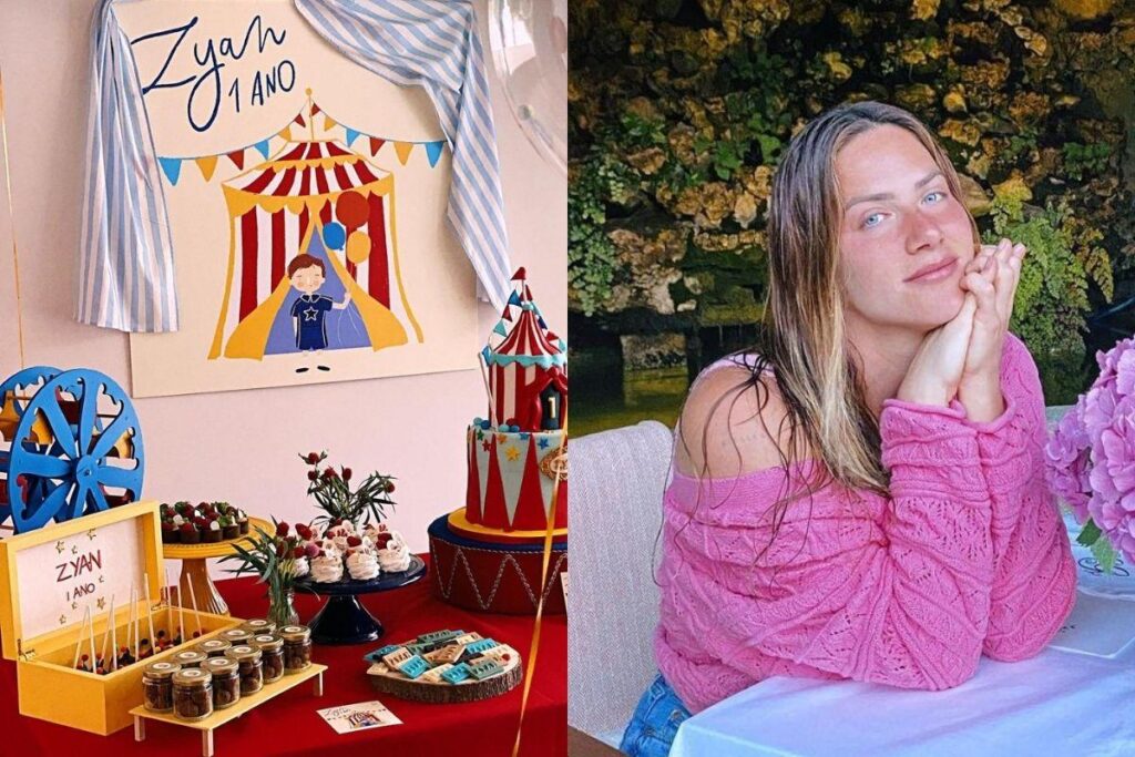 O tema do primeiro aniversário de Zyan foi “circo”