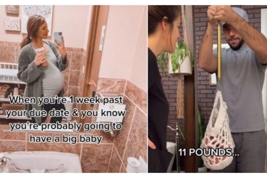 Ela imaginava que o filho seria grande