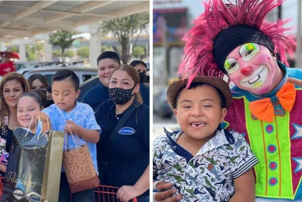 Romeo se divertiu com as atrações da festa