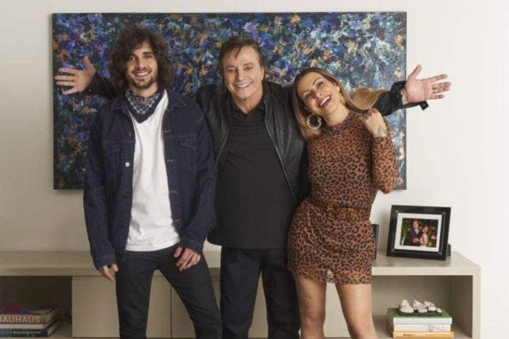 Fábio Junior e os filhos