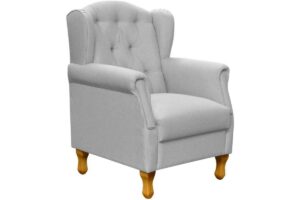 Poltrona de Amamentação Victória Provençal e Puff Linho