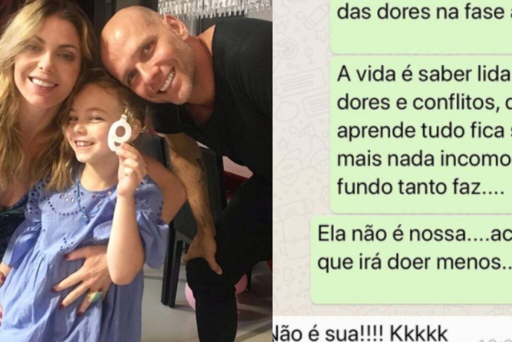 Ele mostrou a conversa no Instagram