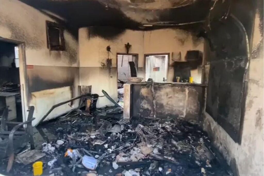 Suspeito de colocar fogo em escola é preso