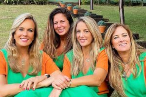 Ticiane Pinheiro se reúne com as mulheres da família para fazer despedida de solteira da irmã