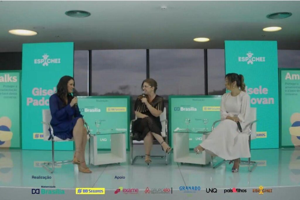 Kyra Gracie se reune a especialista em bate-papo sobre amamentação