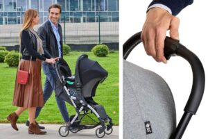 O Chicco Goody Plus se fecha com um simples toque