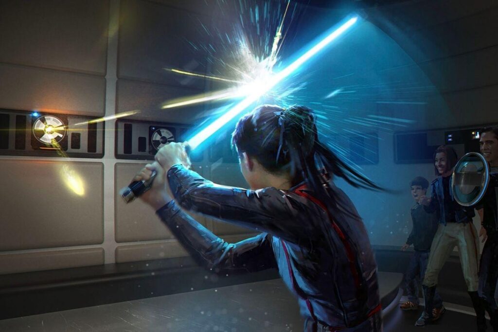 Os quartos parecem uma espaçonave.