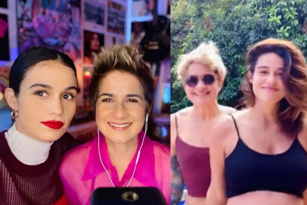 Nanda Costa e Lan Lahn estão esperando por duas meninas