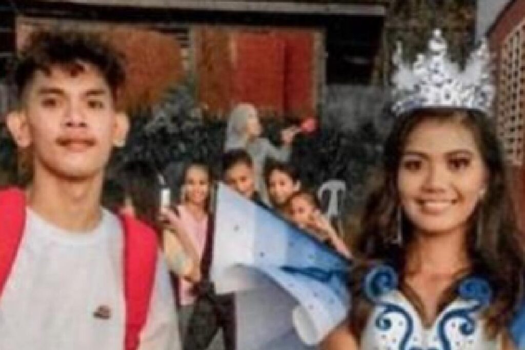 Ele fez o vestido com as próprias mãos