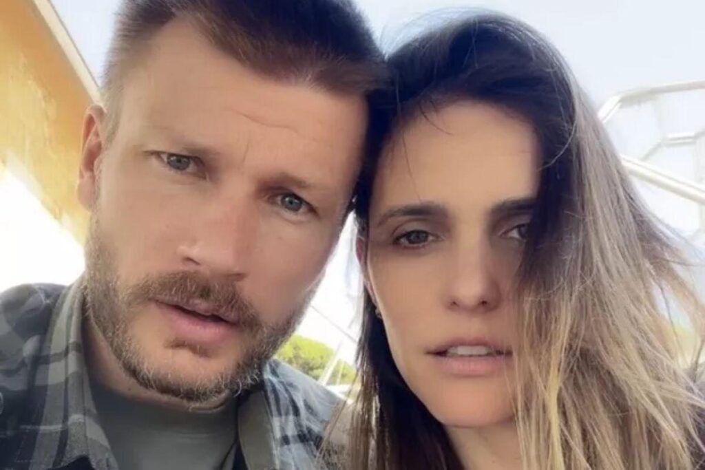 Rodrigo Hilbert comemora com os filhos