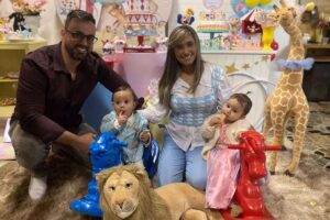 Beto foi ao programa junto com o pai