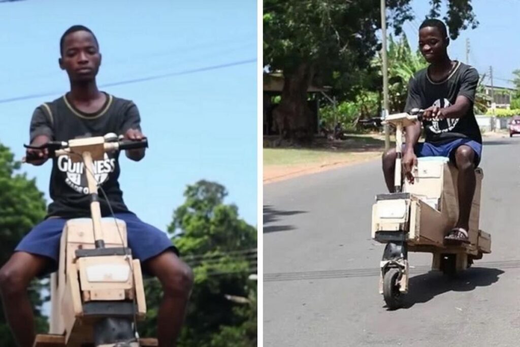 Samuel Aboagye  mostrou os detalhes da mais nova criação