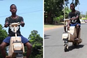 Samuel Aboagye  mostrou os detalhes da mais nova criação