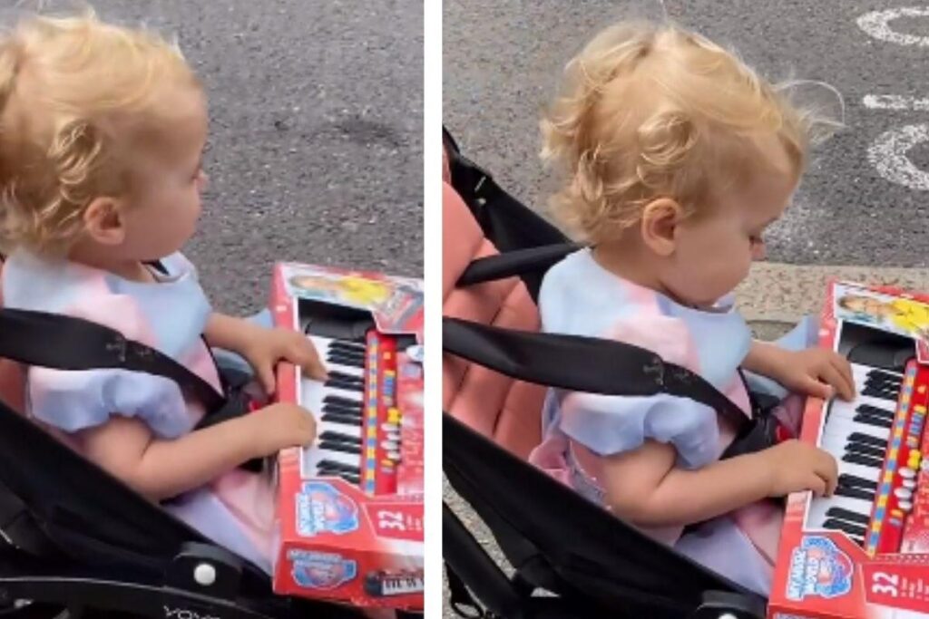 Morgana registrou a fofura da filha