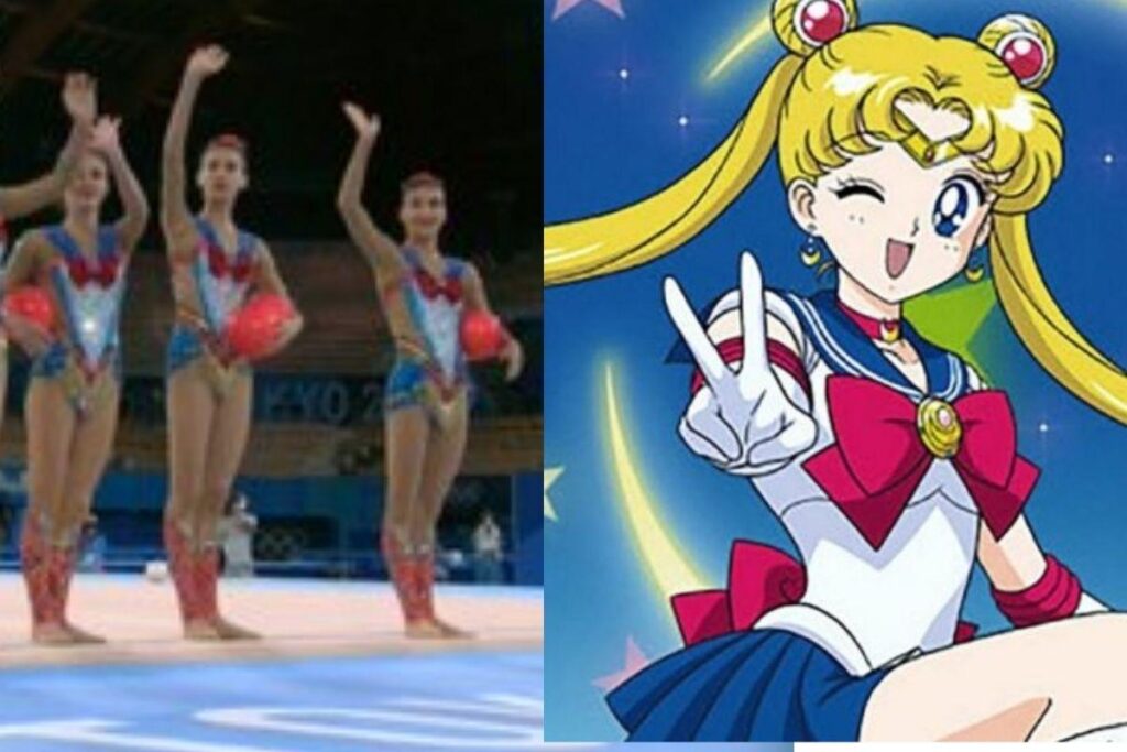 Ginastas se apresentam ao som de anime e desenho da Disney