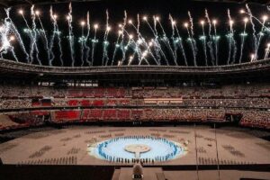 Abertura das paralimpíadas em Tóquio