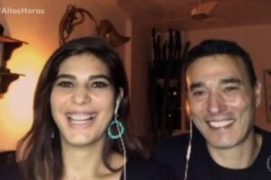 André Rizek mostra foto de passeio com os filhos gêmeos: “No rolê”