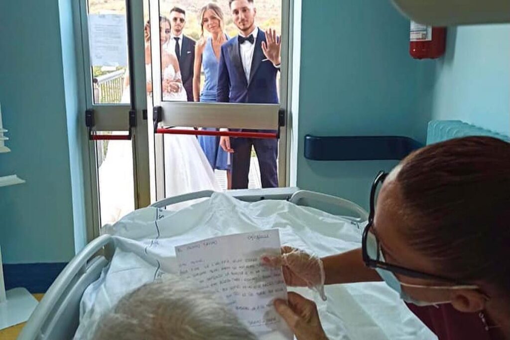 A cena foi emocionante