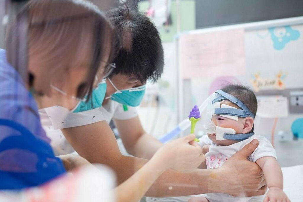 Yu Xan nasceu com menos de 300 gramas