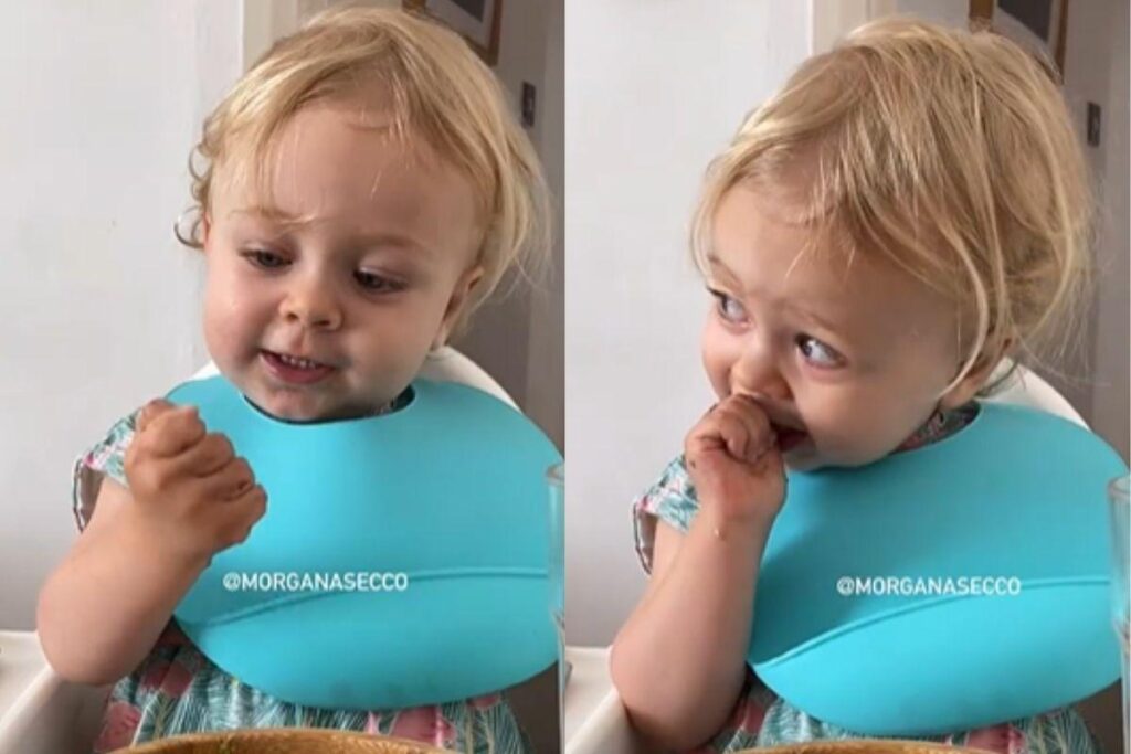 A reação de Alice foi publicada no Instagram