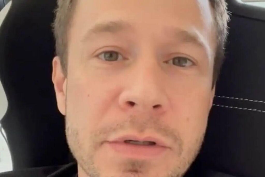 Tiago Leifert e filha