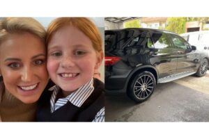 Ela compartilhou as comemorações do aniversário da menina