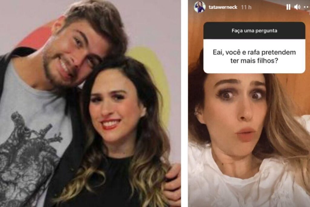 Tatá Werneck responde fã sobre vontade de ter mais filhos com Rafa Vitti