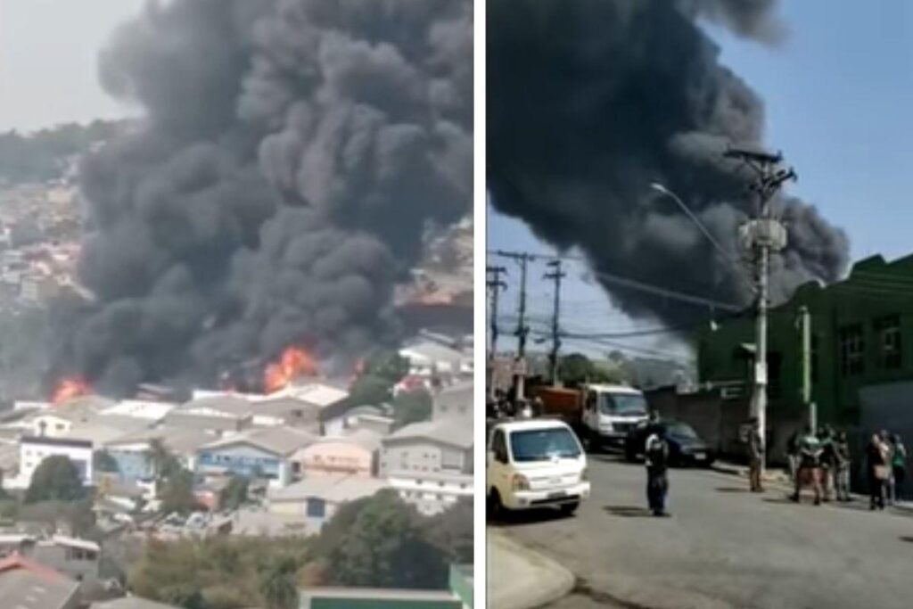 A família morava em um galpão nos fundos da fábrica