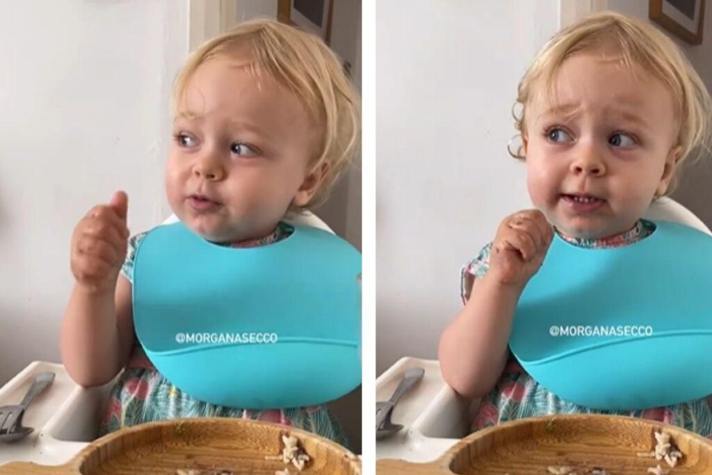 Alice decidiu se aventurar na cozinha