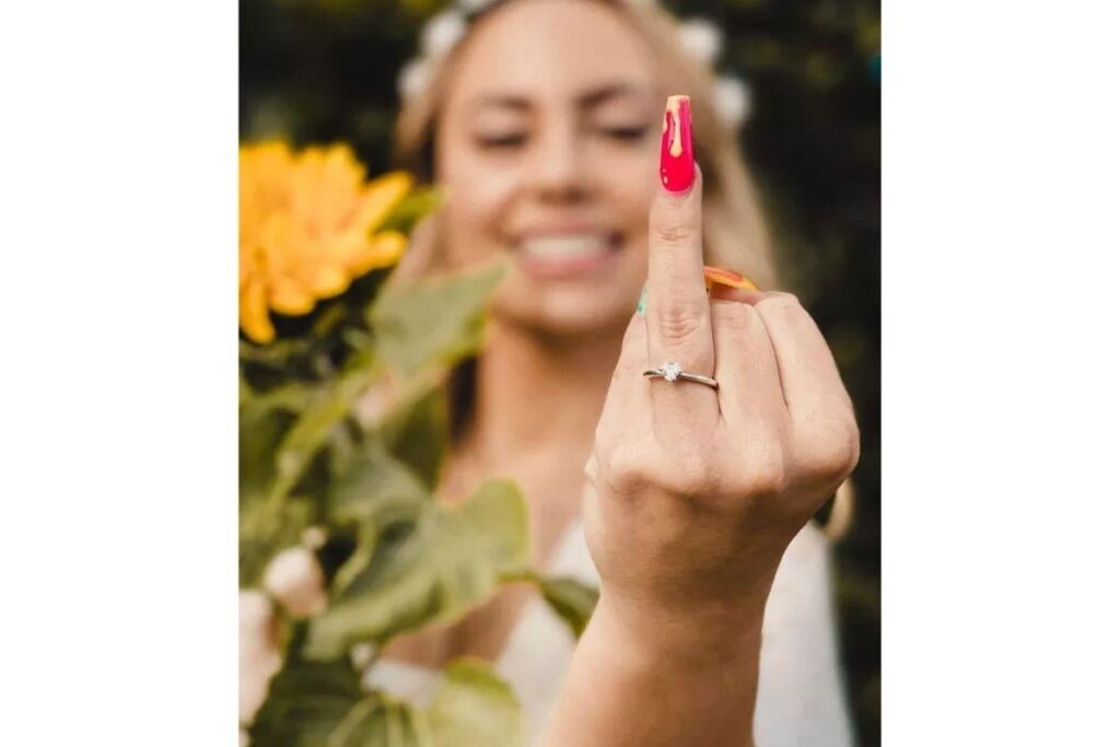 Patricia é professora e fez o casamento na Austrália