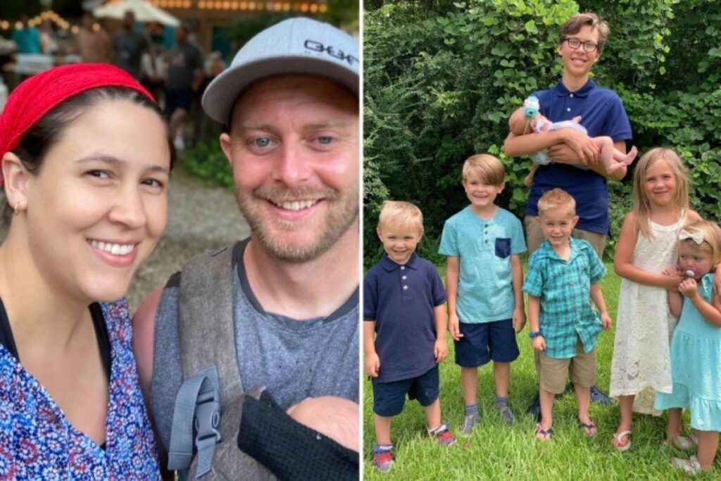 Riley é o mais velho de 7 irmãos